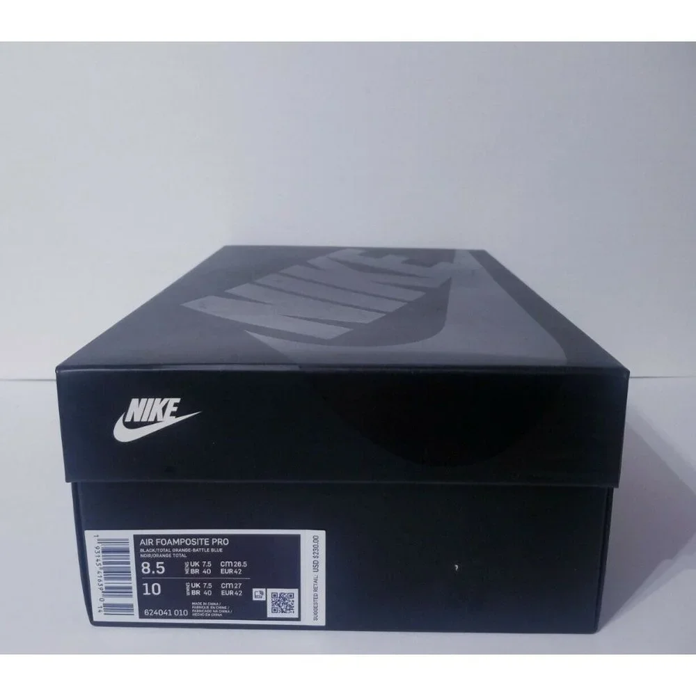 Nike Air Foamposite Pro Knicks 624041-010 Men's size 8.5/ Women's Size 10 New - Picture 7 of 7
